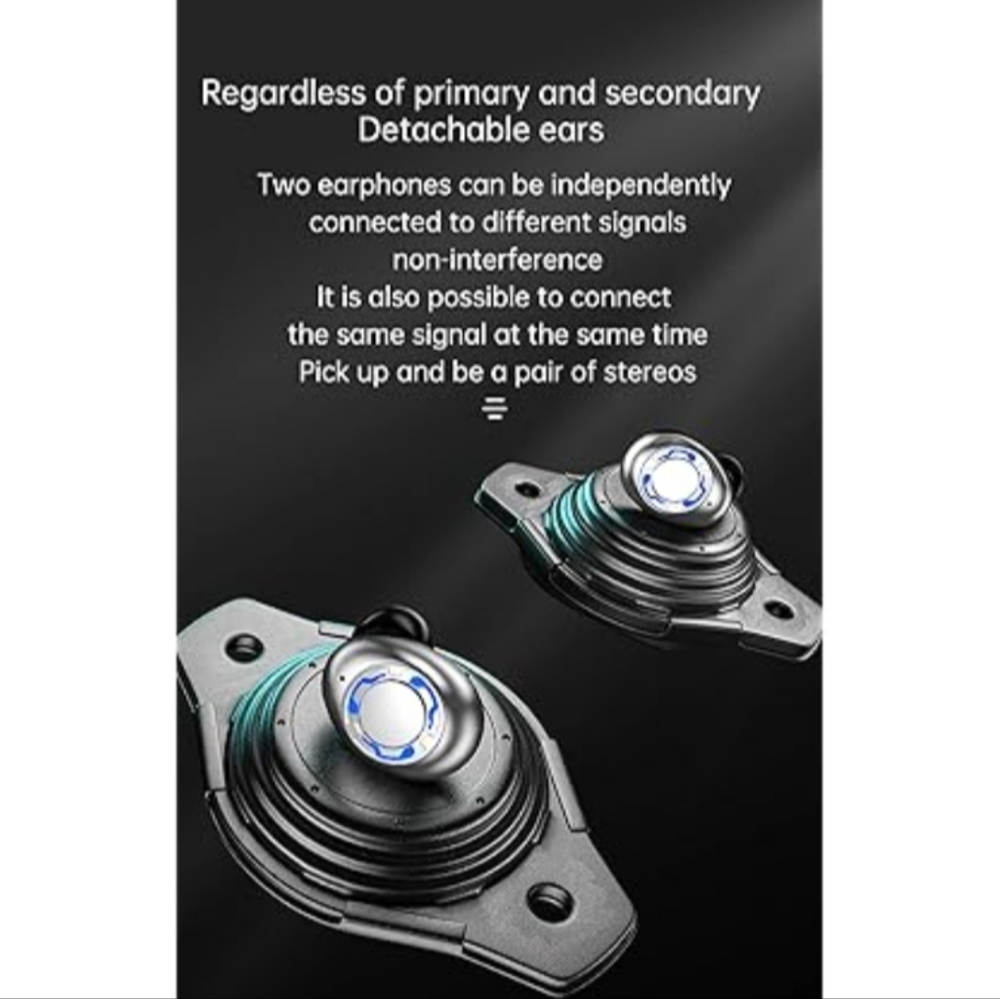ReservedNIB NEW True Wireless Bluetooth 5.3 Earbuds Waterproof & Touch Control - Picture 4 of 6